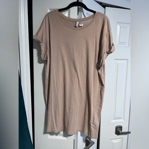 divided by H&M tan t-shirt dress